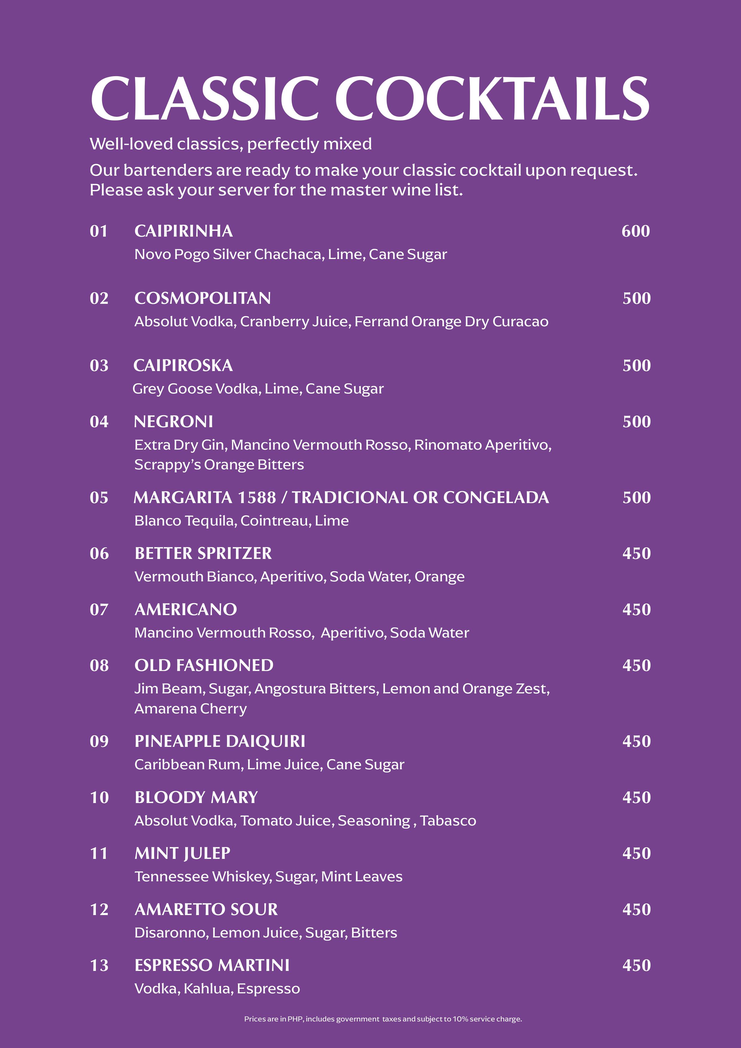 chameleon menu