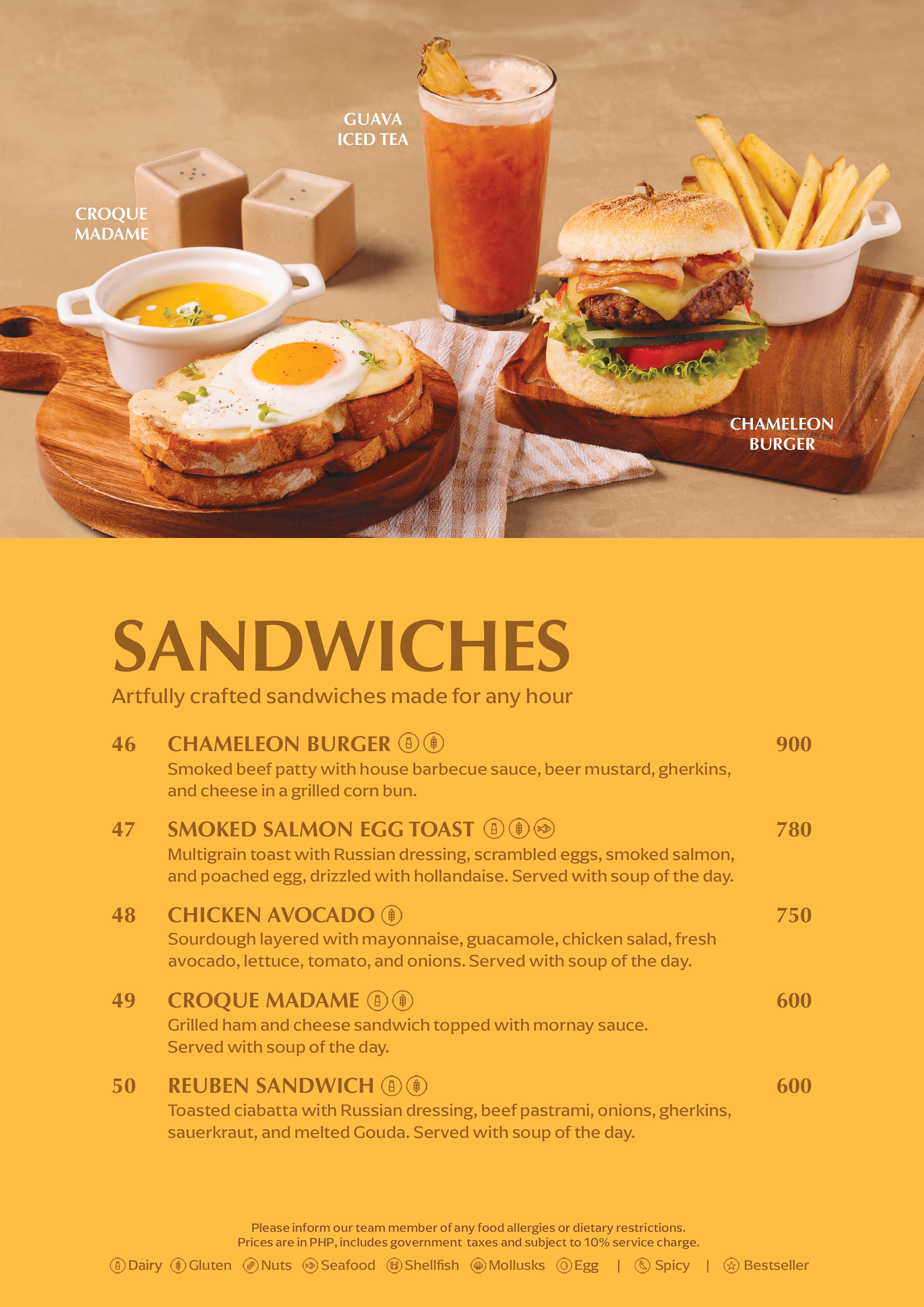 chameleon menu